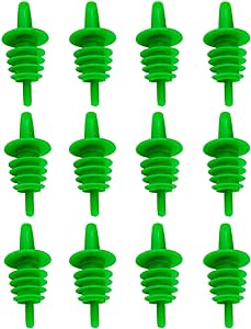 Tablecraft 35G Free Flow Pourer, Green, 12 Per Pack, New, Economy