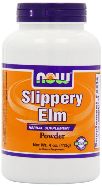 Now Foods Slippery Elm Powder, 4-Ounce