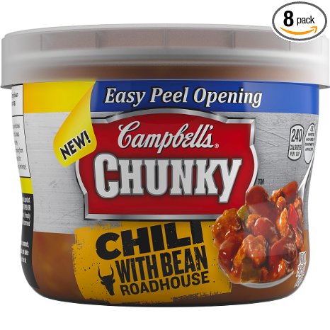 Campbell's Chunky Chili, Beef & Bean Roadhouse, 15.25 Ounce (Pack of 8)