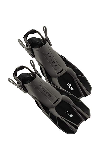 OCEAN REEF - Duo Fins - Fins for Snorkeling and Swimming and Low Weight for Easy Packing and Traveling