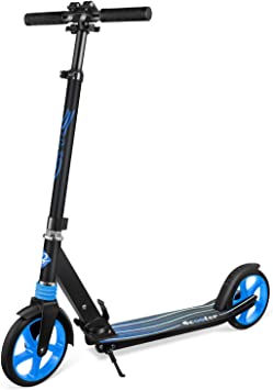 BELEEV V5 Scooters for Kids 8 Years and up, Foldable Kick Scooter 2 Wheel, Quick-Release Folding System, Shock Absorption Mechanism, Large 200mm Wheels Great Scooters for Adults and Teens