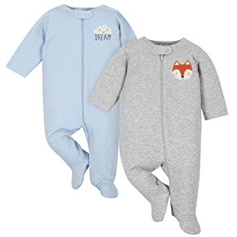 GERBER Baby Boys' 2-Pack Sleep 'N Play