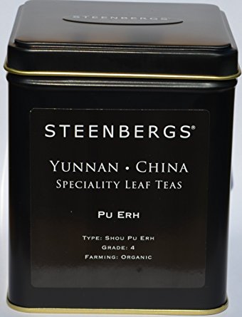 Organic Pu-Erh Chinese Black Tea 125g Caddy