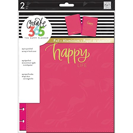 me & my BIG ideas  COLC-01 Create 365 The Happy Planner Classic Snap In Cover, Hard Happy