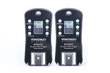 YONGNUO Wireless Flash Trigger & Shutter Release RF-605C RF605C for Canon DSLR 1D/7D/5D,10D/20D/30D/40D/50D series, 60D/70D/400D /500D /600D /700D /1000D series