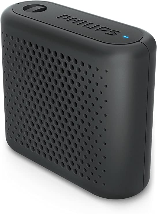 Philips Audio BT55B/00 – Mini Wireless Bluetooth Speaker, Compatible with Smartphones, iPhone, Android and Tablet, Black