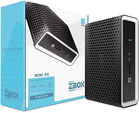 ZOTAC ZBOX CI642 Nano Silent Passive-Cooled Mini PC 10th Gen Intel Core i5 Quad-core, Intel UHD Graphics, No Memory/Storage/OS Barebones System, ZBOX-CI642NANO-U