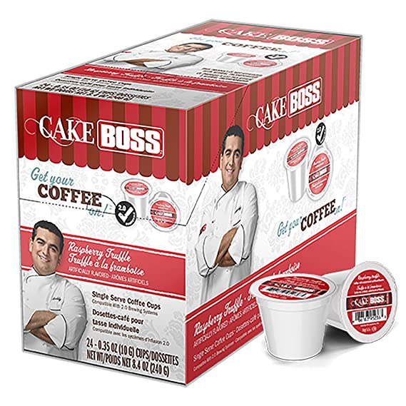 Cake Boss Coffee, Raspberry Truffle, 8.4 oz, 24 Count