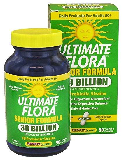 Renew Life Ultimate Flora Senior Formula Capsules, 90 Pills