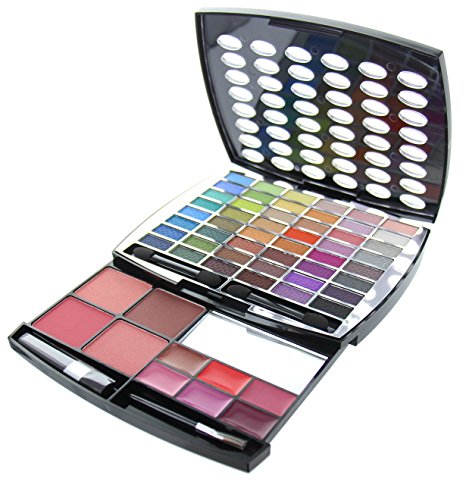 BR Beauty Revolution Glamour Girl Makeup Kit 43 Eyeshadow / 9 Blush / 6 Lip Gloss