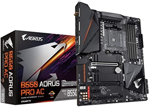 Gigabyte B550 AORUS PRO AC ATX Motherboard for AMD AM4 CPUs