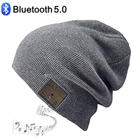 Blue Ear® Bluetooth Toque Beanie Music Winter Hats for Men Women with MIC Up to 8 Hours Play Time Perfect for Outdoor Snowboarding Running Walking Cycling Fitness