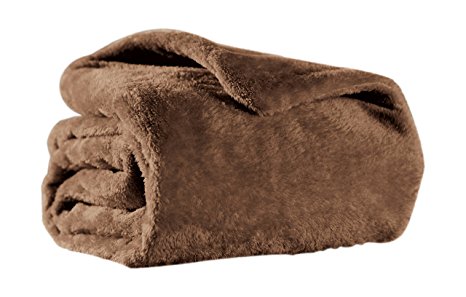 Sunbeam Arctic Plush Heated Throw, Cocoa, TSA8TS-X745-13A00