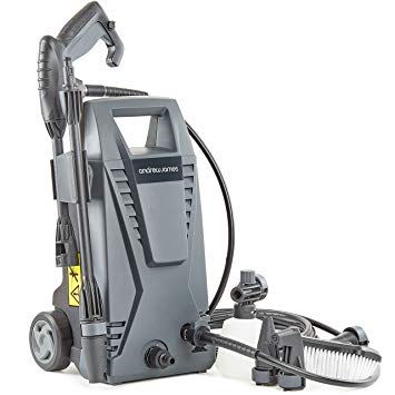 Andrew James Immacuclean Pressure Washer Portable Jet Wash |105 Bar Pressure 330 Litres Per Hour 6m Hose & 5m Cable | Accessories Including Nozzles Brush & Detergent Bottle