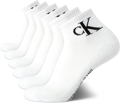 Calvin Klein Men's Cushioned Quarter Socks (6 Pack)