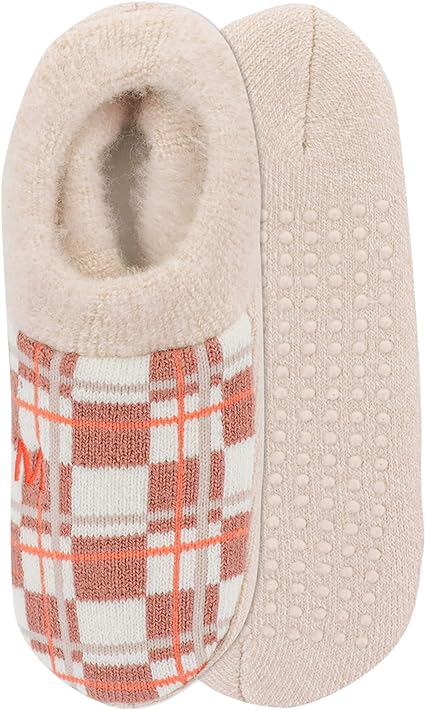 Merrell Unisex-adults Men's and Women's Cozy Gripper Slipper Socks - Unisex Soft Brushed Inner Layer and Full Cushion