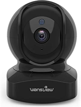 Wansview Wireless Security Camera, IP Camera 1080P HD, WiFi Home Indoor Camera for Baby/Pet/Nanny, Motion Detection, 2 Way Audio Night Vision, Compatible with Alexa, with TF Card Slot and Cloud