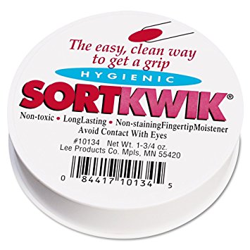 Lee Sortkwik Fingertip Moisteners, 1 3/4 oz, Pink