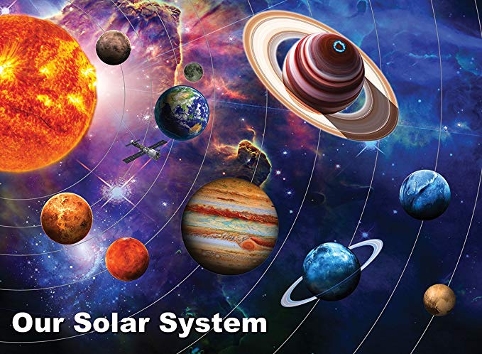 White Mountain Puzzles Solar System - 300 Piece Jigsaw Puzzle