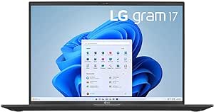 LG Gram 17" WQXGA (2560x1600) IPS Touchscreen Laptop 2023 | Intel i7-1360P 12-Core | Intel Iris Xe Graphics | Backlit Keyboard | Thunderbolt 4 | WiFi 6E | 16GB LPDDR5 1TB SSD | Win11 Home