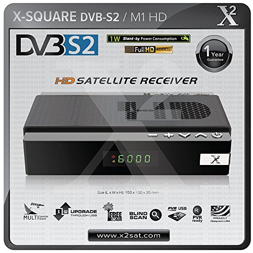X2 HD DVB-S2 Mini Digital Satellite Receiver & USB PVR Media Player (FREE TO AIR)