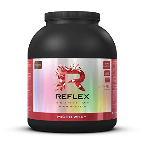 Reflex Nutrition Micro Whey Isolate Protein Powder 85% Protein Content Low in Sugar 26g Protein (Chocolate) (2.27kg)