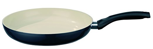 ELO Pure Ivory Kitchen Cookware Frying Pan with Thermoceramica Non-Stick Scratch Resistant Coating, 9.5-inch