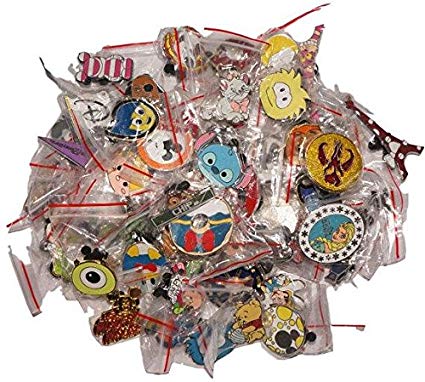 Disney Pin Trading Lot of 50 Assorted Pins - No Doubles - Tradable - Brand NEW