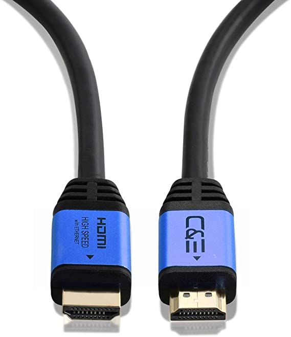 25ft (7.6M) High Speed Ultra 4K HDMI Cable with Ethernet (25 Feet/7.6 Meters) Supports 4Kx2K 60HZ, 18 Gbps - 28 AWG - 3D/ARC/CEC/HDCP 2.2/CL3 - Xbox PS4 PC HDTV CNE654348