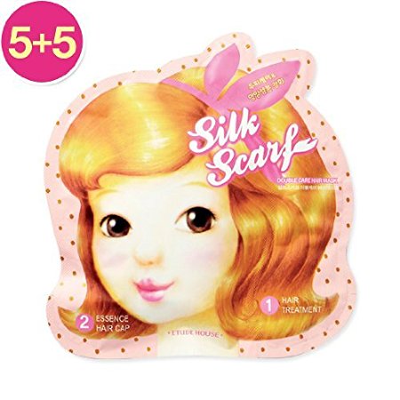 Etude House Silk Scarf Double Care Hair Mask 10sheets