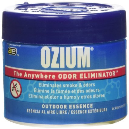 Ozium Smoke & Odors Eliminator Gel. Home, Office and Car Air Freshener 4.5oz (127g), Original Scent Size: Single