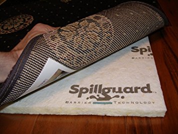 8'x10' Multiple Sizes. AREA RUG PAD. Manufacturer: Carpenter Style: Glacier PREMIUM 1/2" 80% Visco-Elastic Memory Foam/20% Rebond with DuPont Spillguard barrier technology. For area rugs, runners and carpet.