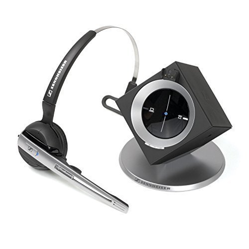 Sennheiser OfficeRunner Convertible Wireless Office Headset with Microphone -  DECT 60 Classic Silver