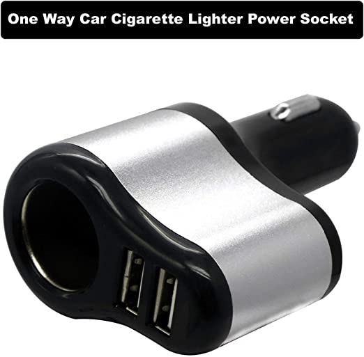 REALMAX® 3.1A Dual 2 USB Ports One Way Car Cigarette Lighter Power Socket Charger Adapter