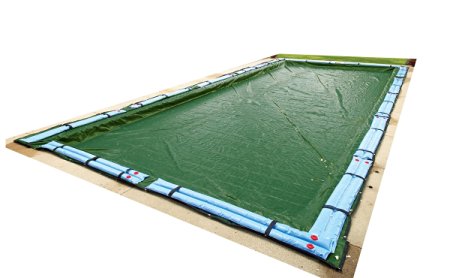 Blue Wave Silver 12-Year 25-ft x 45-ft Rectangular In Ground Pool Winter Cover