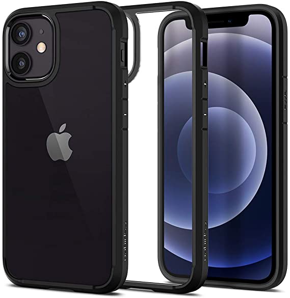 Spigen Ultra Hybrid Designed for iPhone 12 Mini Case (2020) - Matte Black