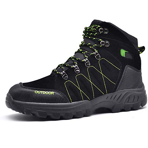 Mens Hiker Suede Leather Waterproof Hiking Boot Outdoor Backpacking Shoe