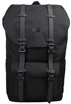 Aftergen Empire Backpack School Laptop Compartment Bag, Black, Large