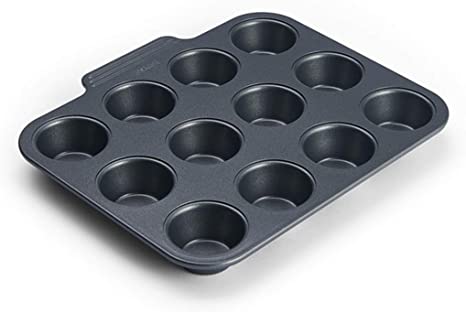 Instant Vortex Official Nonstick Mini Muffin Pan, Gray