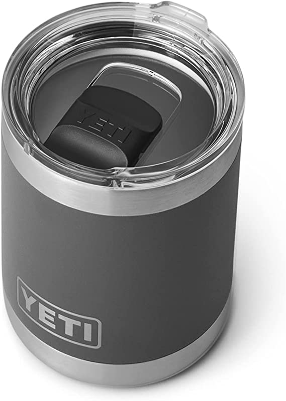 YETI Rambler 10 oz Lowball, Vacuum Insulated, Stainless Steel with MagSlider Lid