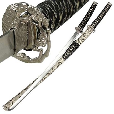 Serpent Cursed Japanese Samurai Katana Sword