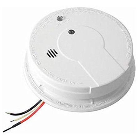Kidde i12040 120V AC Wire-In Smoke Alarm with Battery Backup and Smart Hush