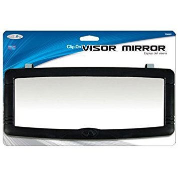 Custom Accessories 70003 Black Deluxe Visor Mirror