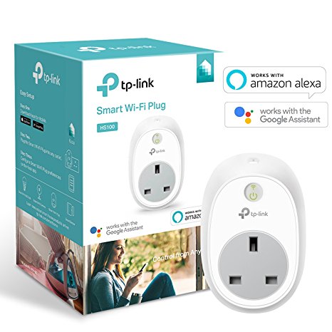 TP-LINK HS100 (2nd Generation) Wi-Fi Smart Plug, White