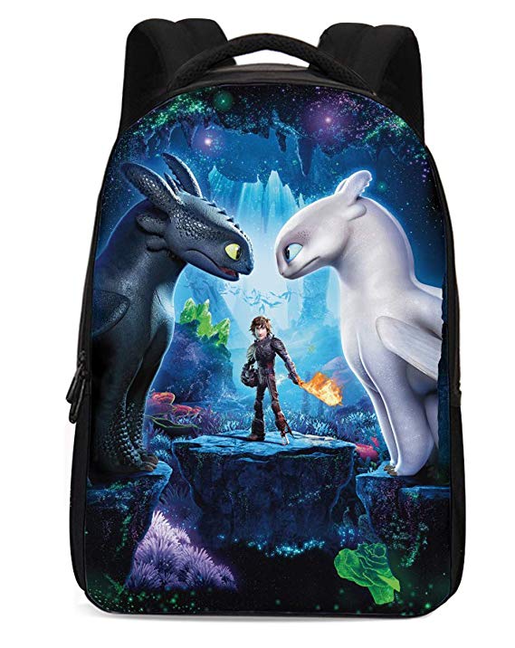 How to Train Your Dragon Backpack Hiccup Bags Night Fury Toothless Schoolbags for Men Boys Girls