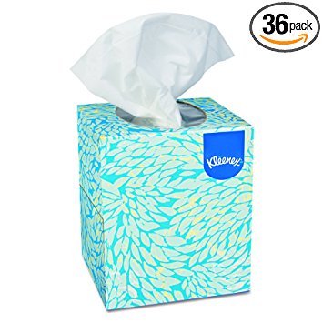 Kleenex 21270CT Boutique White Facial Tissue, 2-Ply, Pop-Up Box, 95 Tissues Per Box (Box of 36)