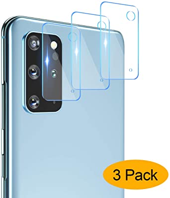Maxdara Compatible Galaxy S20  Plus Screen Protector, Galaxy S20  Plus Camera Lens Protector, Galaxy S20  Plus Camera Screen Protector, Clear Camera Protector for Samsung Galaxy S20  Plus(3 Pack)