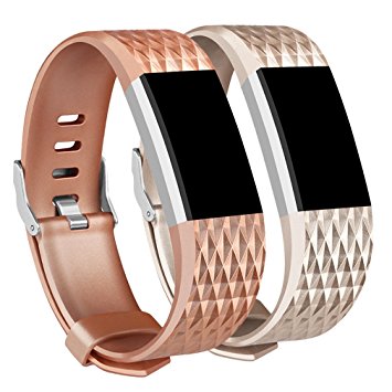 Fitbit Charge 2 Bands, Vancle Special Edition Adjustable Comfortable Replacement Wristbands for Fitbit Charge 2 Heart Rate (No Tracker)