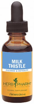Herb Pharm Milk Thistle Seed Extract for Liver Function Support - 1 Ounce