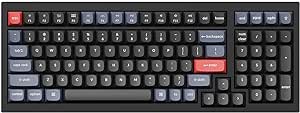 Keychron Q5 Custom Mechanical Keyboard, Hot-Swappable Gateron G Pro Red Switch QMK/VIA Programmable, 96% Layout Double-Gasket USB-C Wired CNC Aluminum RGB Gaming Keyboard for Mac Windows Linux